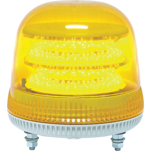 NIKKEI ニコモア VL17R型 LED回転灯 170パイ 黄 VL17M-024AY 818-3306