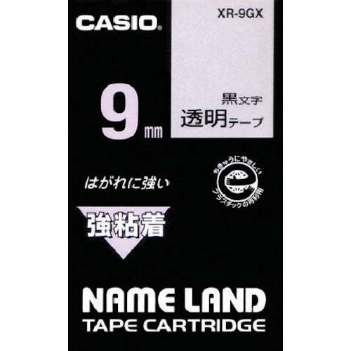 カシオ ネームランド用強粘着テープ9mm XR-9GX 803-6786