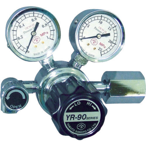 ヤマト 汎用小型圧力調整器 YR-90(バルブ付) YR-90-R-12N01-2210-H2 434-6874