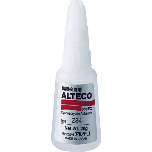 アルテコ 工業用 瞬間接着剤 Z84 20g (低臭・低白化タイプ) Z84-20G 855-2855