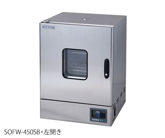 定温乾燥器(強制対流方式)ステンレスタイプ窓付き SOFW-450SB 1-8998-22