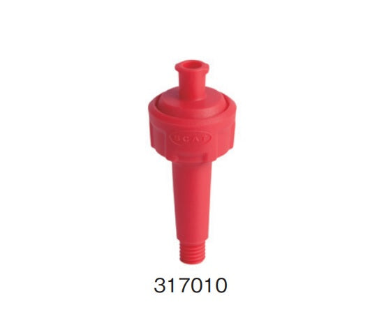 安全キャップ（GL45ボトル用） 交換用フィルター付きエアバルブ 1個入  317010 1-1735-41
