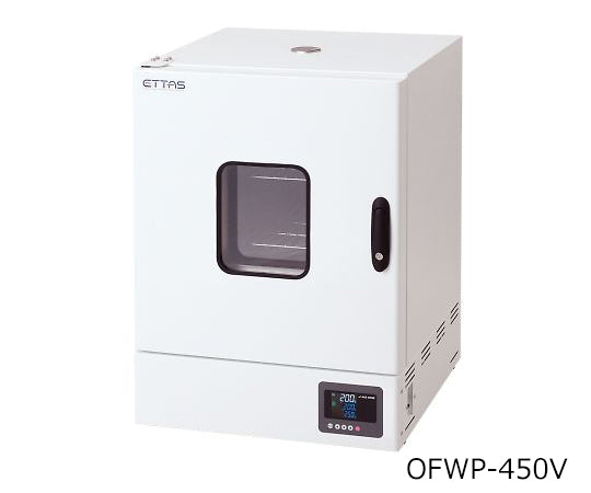 定温乾燥器（プログラム仕様・強制対流方式） 窓付きタイプ 左扉 出荷前点検検査書付  OFWP-450V 1-2126-32-22