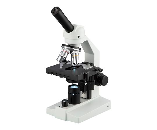 充電式生物顕微鏡 単眼 40～1000×  E-100HQ-LED Cordless 1-3445-04