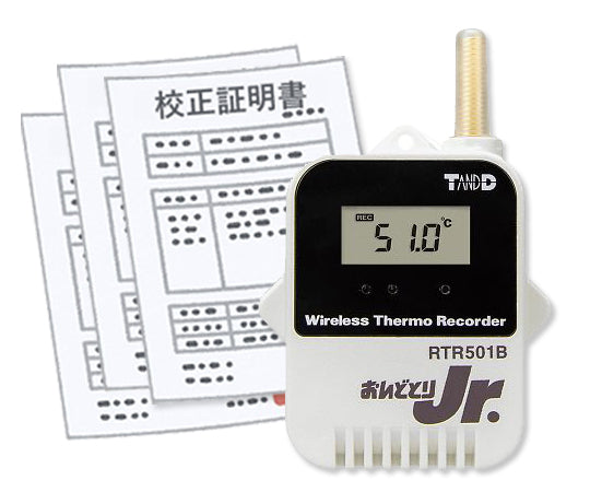 ワイヤレスデータロガー 温度1ch（内蔵） おんどとりRTR500Bシリーズ 子機 校正証明書付 RTR501B 1-3520-11-20