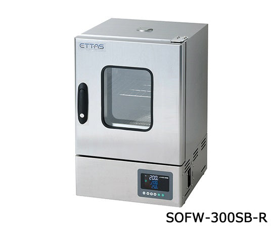 定温乾燥器（強制対流方式） ステンレスタイプ・窓付き 右扉 出荷前点検検査書付 SOFW-300SB-R 1-8998-24-22
