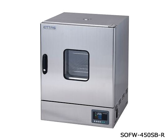 定温乾燥器（強制対流方式） ステンレスタイプ・窓付き 右扉 出荷前点検検査書付 SOFW-450SB-R 1-8998-25-22