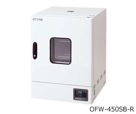 定温乾燥器（強制対流方式） スチールタイプ・窓付き 右扉 出荷前点検検査書付 OFW-450SB-R 1-9000-35-22