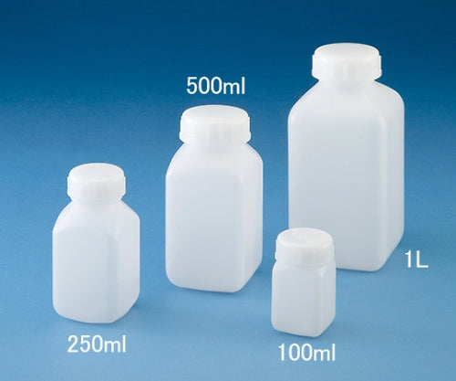 標準規格瓶 角型広口（ナチュラル） １００ｍｌ 1030-01 10-3001-55