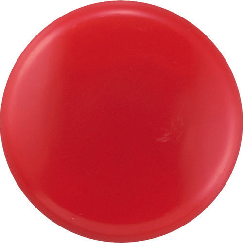 緑十字 カラーマグネット(ボタン型タイプ) 赤 マグネ30(2/赤) 30mmΦ 10個組 107-0956