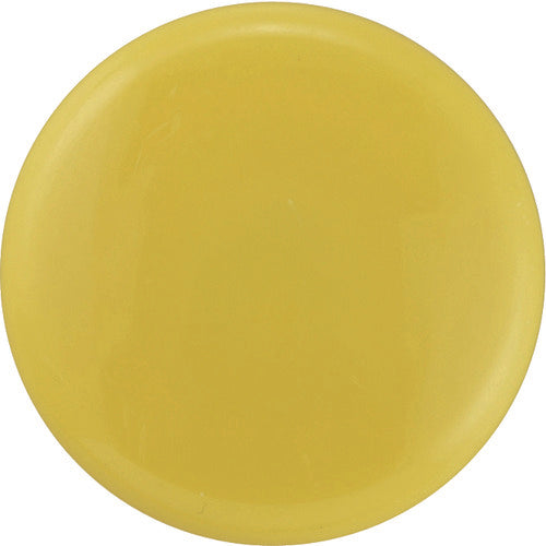緑十字 カラーマグネット(ボタン型タイプ) 黄 マグネ20(4/黄) 20mmΦ 10個組 107-2505