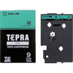 キングジム テプラTRテープカートリッジ テープ色:緑 文字色:黒 134-5684