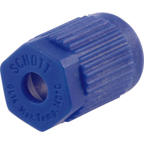 SIBATA 青キャップ ねじ口びん2.3ポートキャップ用 GL-14(2個入) 135-8401