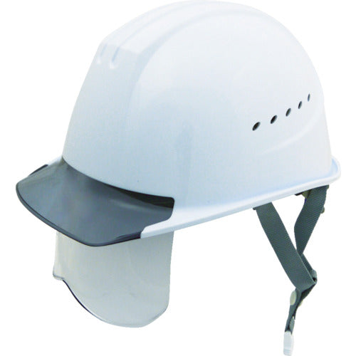 タニザワ エアライト搭載シールド面付ヘルメット 帽体色 ホワイト 1610VJ-SH-W3V2-J 799-5741
