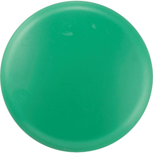 緑十字 カラーマグネット(ボタン型タイプ) 緑 マグネ30(5/緑) 30mmΦ 10個組 167-1799
