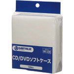 ジョインテックス 861239不織布CD・DVDケース100枚パック A415J 196-3218