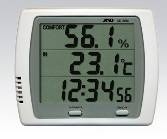 温湿度計 校正証明書付 AD-5681 2-7397-02-20