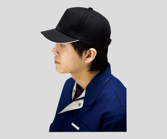 作業用保護帽(保護インナー内蔵タイプ) 2075 ブラック 2-9052-02