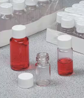 Nalgene PETG Diagnostic Bottles with Closure: Sterile 20mL 2035-0020