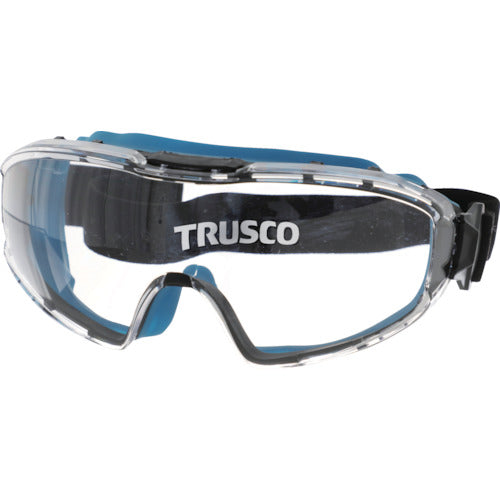 TRUSCO カラーセーフティーゴーグル(ワイドビュータイプ)ブルー G5008-B 244-2155
