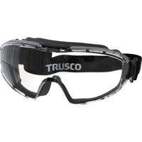 TRUSCO カラーセーフティーゴーグル(ワイドビュータイプ)ブラック G5008-BK 244-3625