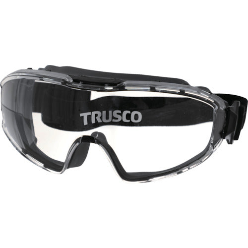 TRUSCO カラーセーフティーゴーグル(ワイドビュータイプ)ブラック G5008-BK 244-3625