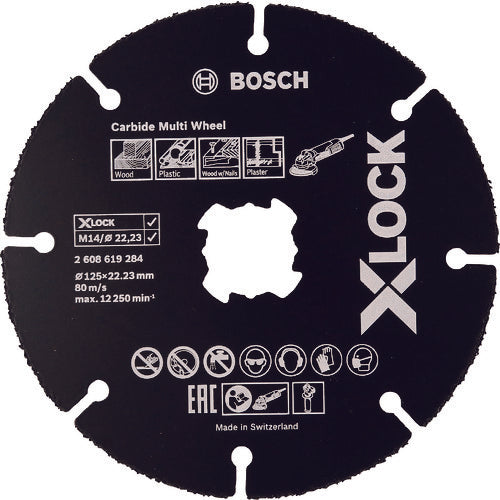 ボッシュ X-LOCKカーバイトマルチカッター125mm 2608619284 199-1593