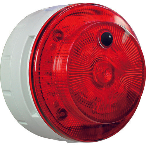 NIKKEI LED回転警報機 ニコUFOmyubo 電池式 人感センサー 赤 車両注意 272-3085