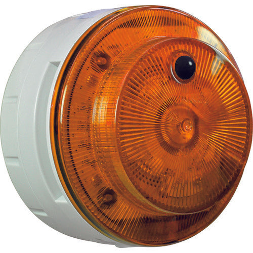 NIKKEI LED回転警報機 ニコUFOmyubo 電池式 人感センサー 黄 道路工事 272-3095