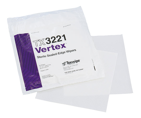 滅菌バーテックスワイパー Sterile Vertex 280×280mm 100枚入  TX3221 3-7627-11
