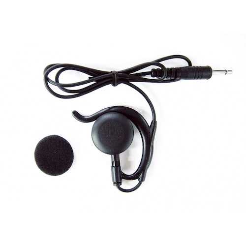 アルインコ DJPX5用耳掛け型ストレートコードイヤホン黒 357-6229
