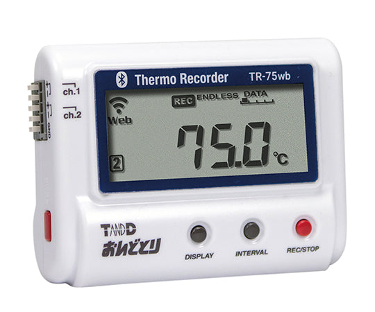温度記録計 おんどとり（無線LAN）  TR75A 4-1099-01