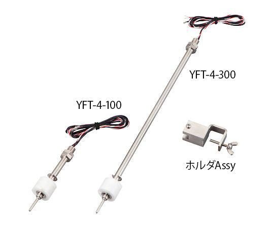 フロートスイッチ（温度センサー付） 100mm  YFT-4-100 4-1391-01