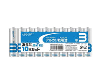 アルカリ乾電池 単3形 10本入  HDLR6/1.5V10P 4-1461-05