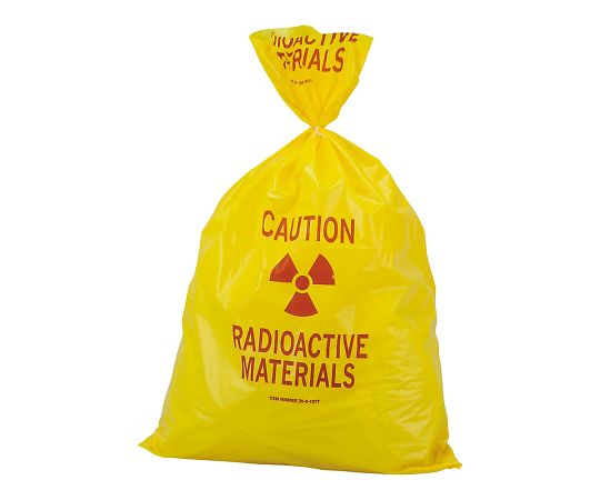 放射性物質マーク付き廃棄袋 250枚入  36-5-A35-107Y 4-1618-01