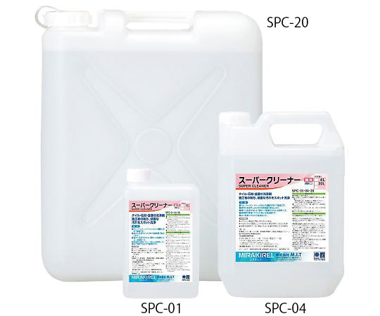 酸性洗浄剤 スーパークリーナー 1kg SPC-01 4-2638-01