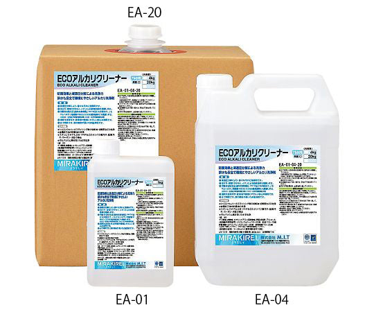 アルカリ性洗浄剤 ECOアルカリクリーナー 1kg EA-01 4-2640-01