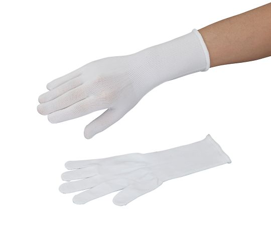 インナー手袋(組立・検査用) ロング 10双入   4-2728-02
