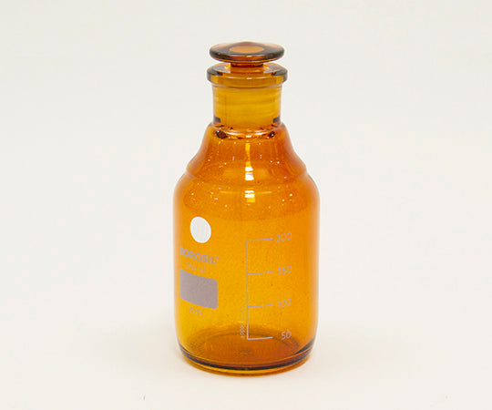栓付褐色試薬瓶（目盛付き） 250mL  1509021 4-2783-03