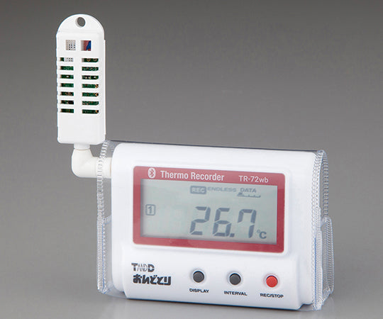 温湿度記録計（おんどとり・ビニールケース付き）  TR-72A 4-383-11