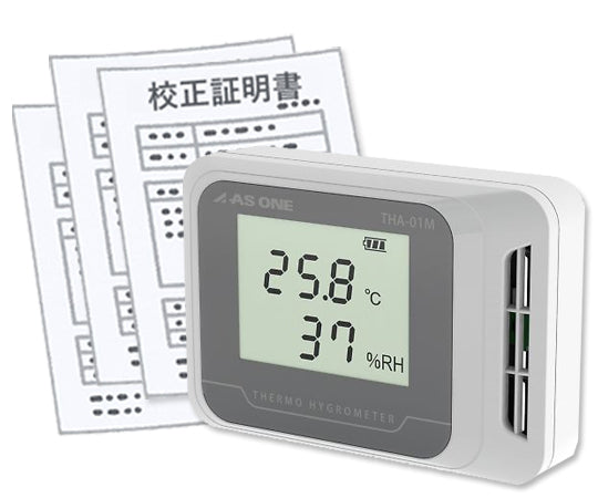 デジタル温湿度モニター（でかモニ） 校正証明書付 THA-01M 4-794-01-20