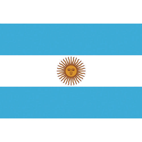 東京製旗 卓上旗(16×24cm)アルゼンチン 406108 207-3682