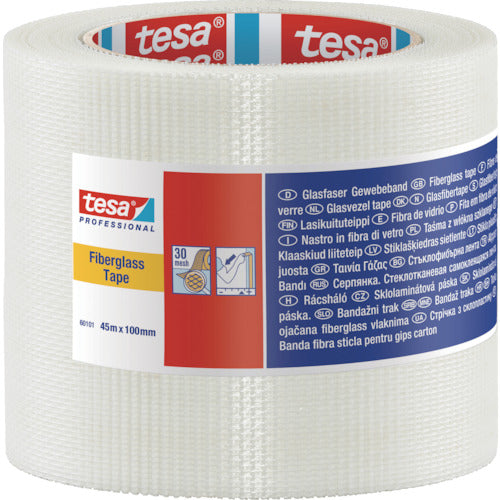 tesa グラスファイバーテープ(ボード目地用)テサ60101 100mmx45m 60101-100-45 250-5577