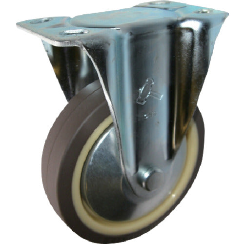 ハンマー 固定式ウレタン車輪（ナイロンホイール・ラジアルボールベアリング）100mm 814-2260