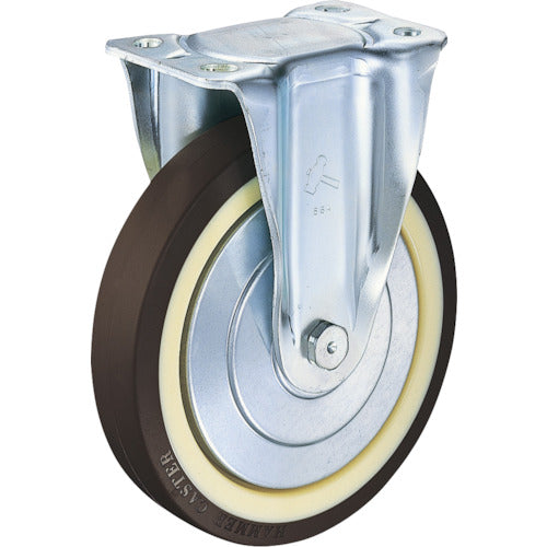ハンマー 固定式ウレタン車輪（ナイロンホイール・ラジアルボールベアリング）200mm 814-2263