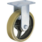 ハンマー 重荷重用固定式ウレタン車輪（イモノホイール・ラジアルボールベアリング）200mm 814-3287