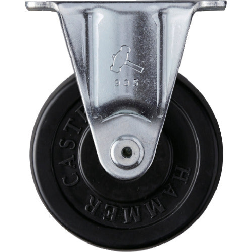 ハンマー 固定式ゴム車輪（ローラーベアリング）65mm 814-4399