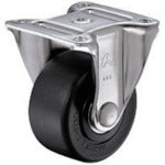 ハンマー オールステンレス低床重荷重用固定式ナイロン車輪（ラジアルボールベアリング）75mm 814-4439