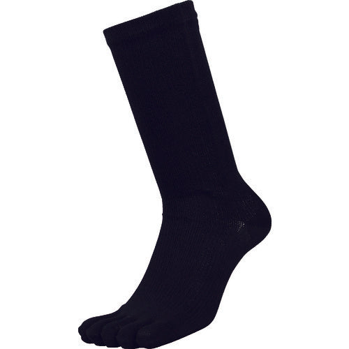 福徳 最強装備5本指ソックス 黒 4074-2P-L 836-5731