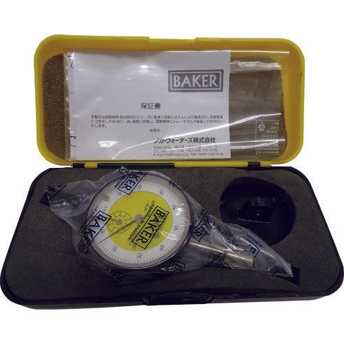 BAKER 標準ダイヤルゲージ タイプK01 0.01mm目量 BGK01 209-1145